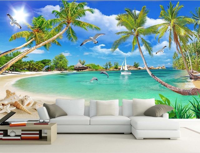 Wall Paintings Of Sea Scenery