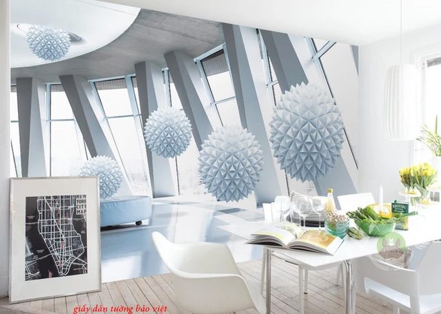 Giấy dán tường 3d d158