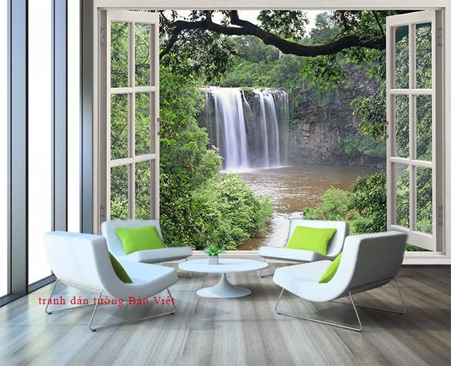 Tranh dán tường cửa sổ W126