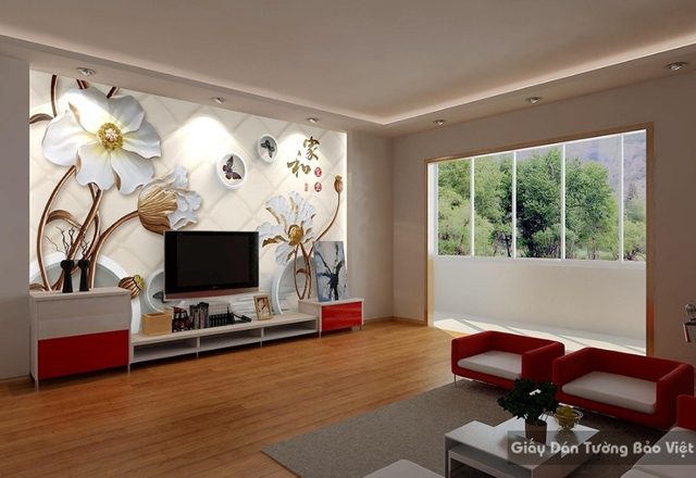Cập nhật những mẫu giấy dán tường dạng tranh dán tường 3d