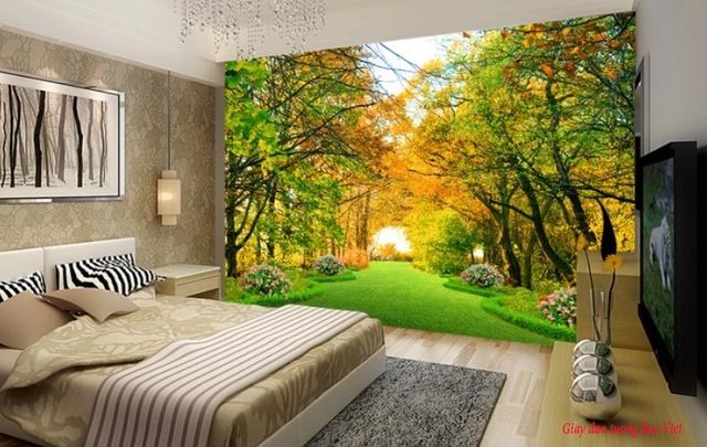 Giấy dán tường phòng khách v275
