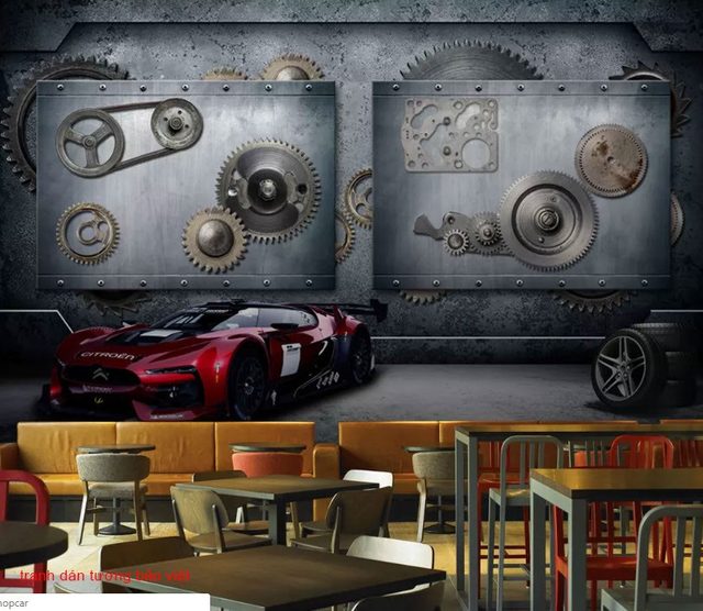 Wallpaper for cafe D056