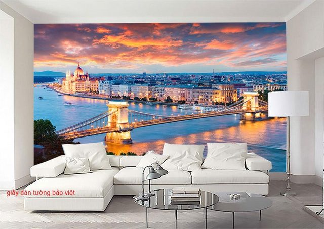 Wallpaper living room Fm269