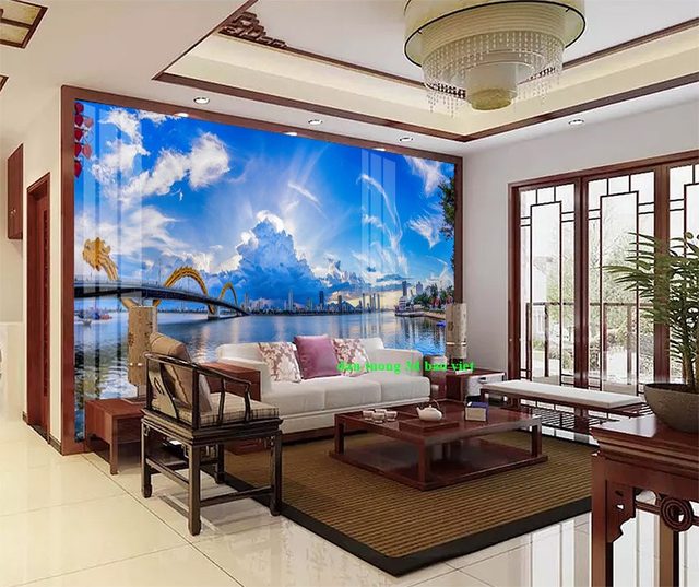 Tranh dán tường phong cảnh thiên nhiên VN n2003-200