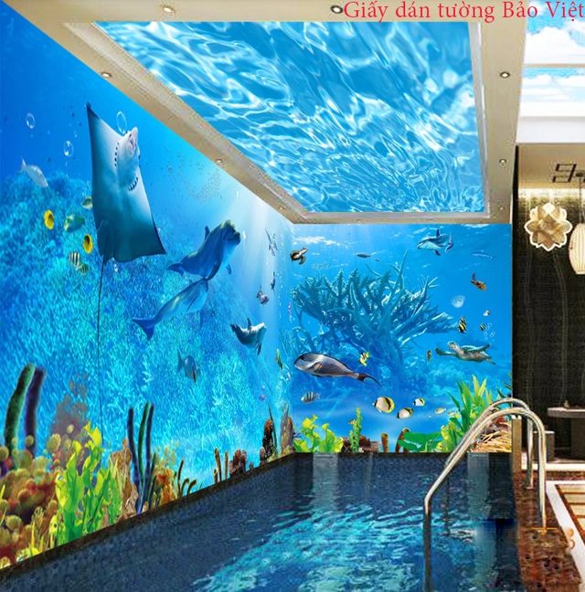 Tranh dán tường phong cảnh panaroma 3d v006