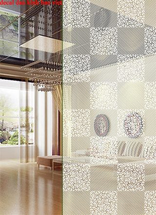 Decal dán kính nghệ thuật glasses022