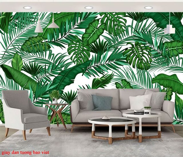 Wallpaper leaves tr266
