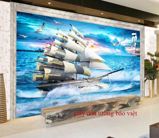 3D feng shui beautiful wallpaper K15242030