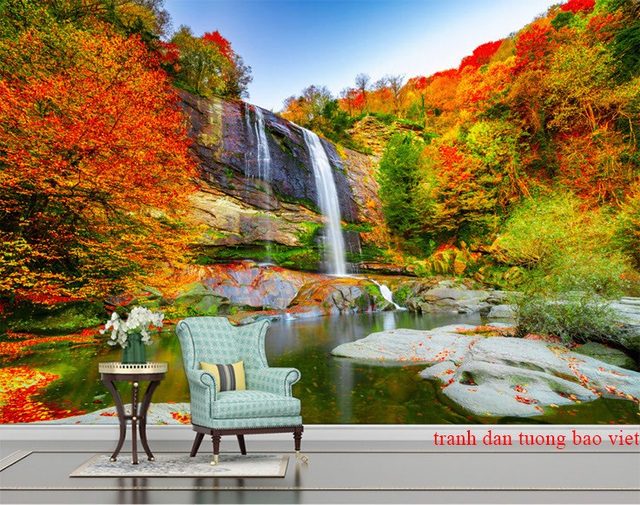 Tranh dán tường thác nước w208