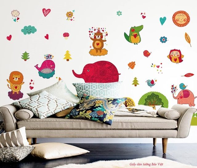 Wallpaper of children's rooms v053