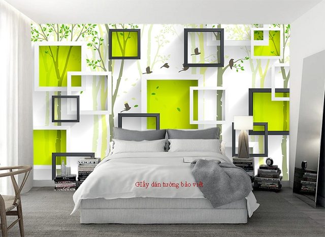 3D-060 living room wallpaper