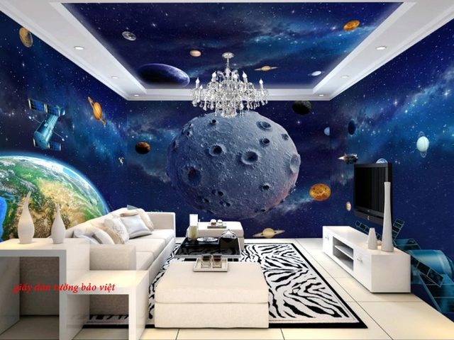 Giấy dán tường galaxy toàn cảnh panorama