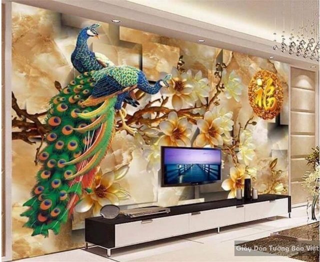 Cập nhật những mẫu giấy dán tường dạng tranh dán tường 3d