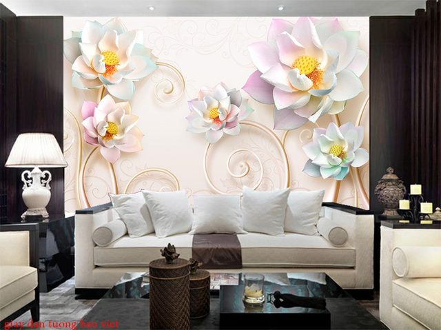 3d living room wallpaper FL142