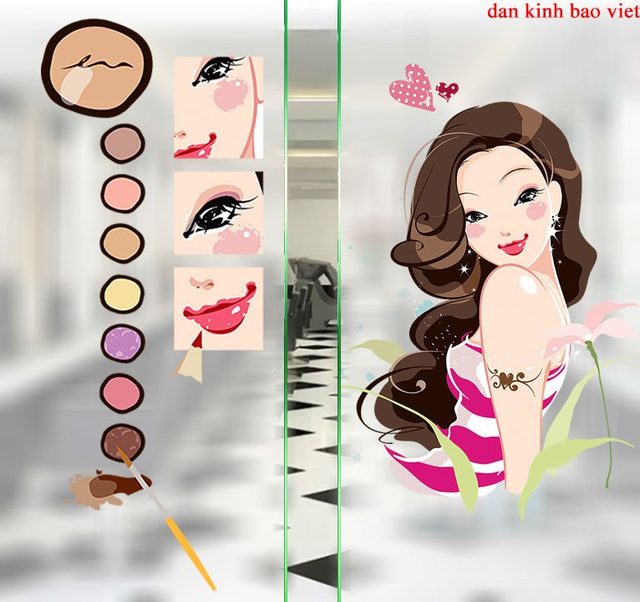 High quality glass decal for nail se018