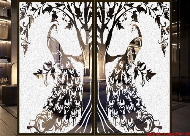 Decal art012 translucent glass stickers