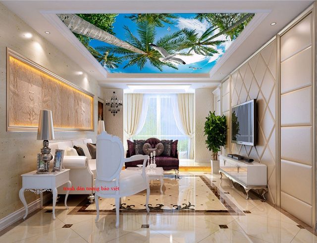 3D ceiling paintings c110