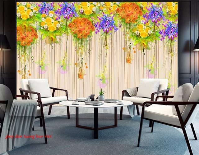 Wallpaper seamless floral h187