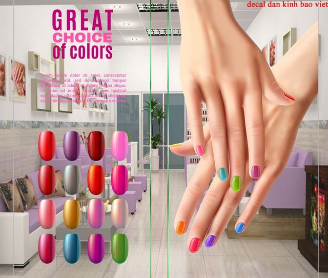 Decal dán kính cao cấp cho nail se032
