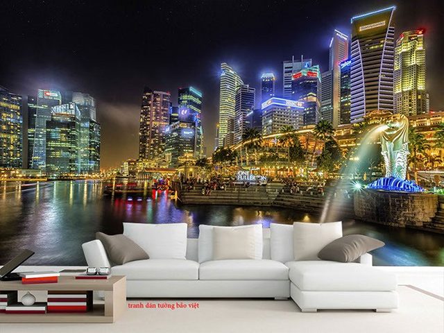 Tranh dán tường 3D Fm233