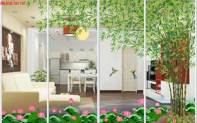 Decal dán kính cao cấp