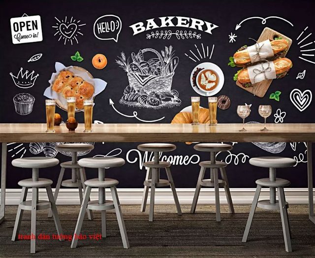 Wall paintings for bars D098