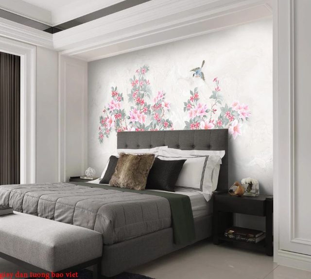Giấy dán tường phòng ngủ d204