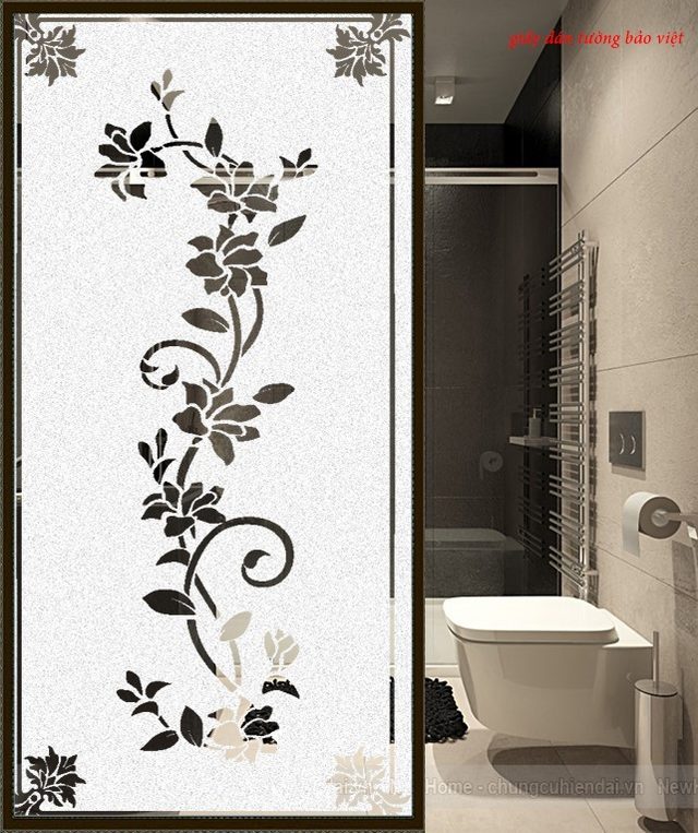 Decal stickers frosted glass art art020