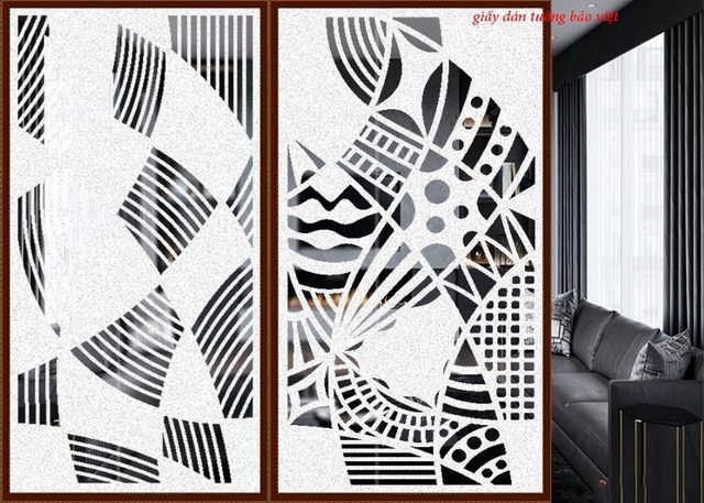 Decal stained glass stickers art stereoscopic art008