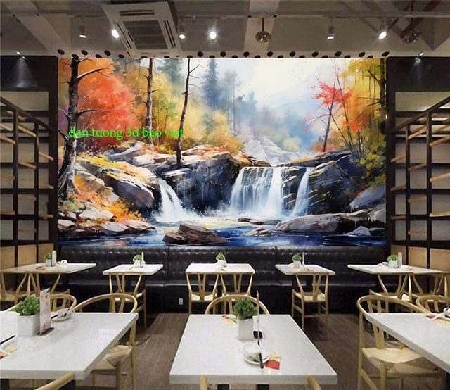 Tranh dán tường cho quán cafe n2004-74