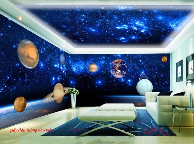 Giấy dán tường galaxy toàn cảnh panorama