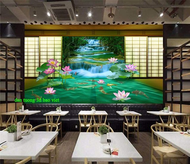Tranh dán tường thác nước w217