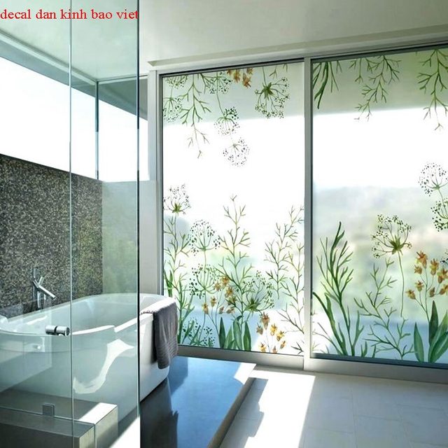 High quality glass decal sek020