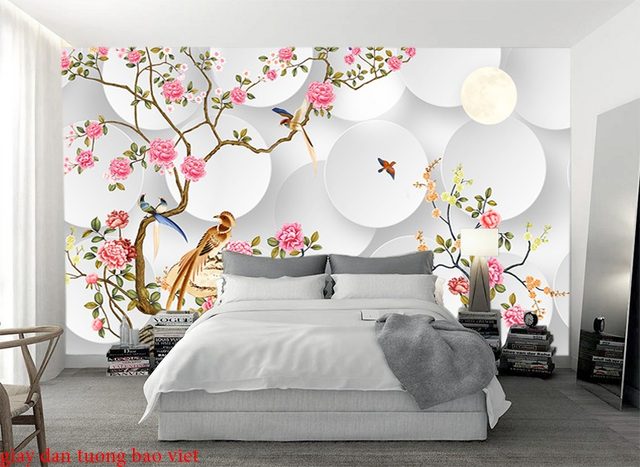 Beautiful bedroom wallpaper fl127