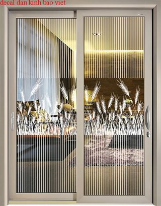 Decal glass012 art glass stickers