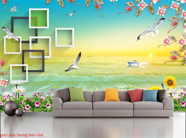 Giấy dán tường 3d d240