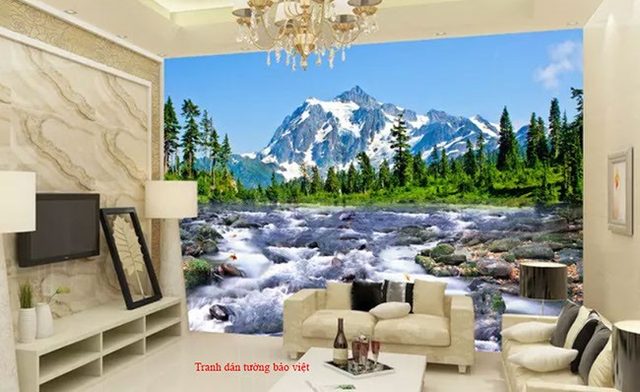 Wall paintings of mountains and rivers D022