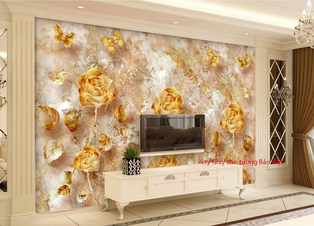 Giấy dán tường 3d 15673619