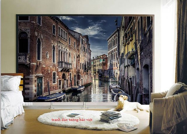 Tranh dán tường phong cảnh Venice Fm244