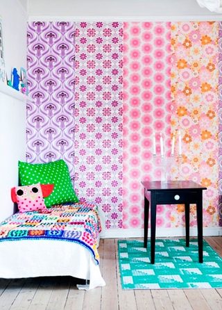 Trang trí giấy dán tường chỉ với 5 cách đơn giản