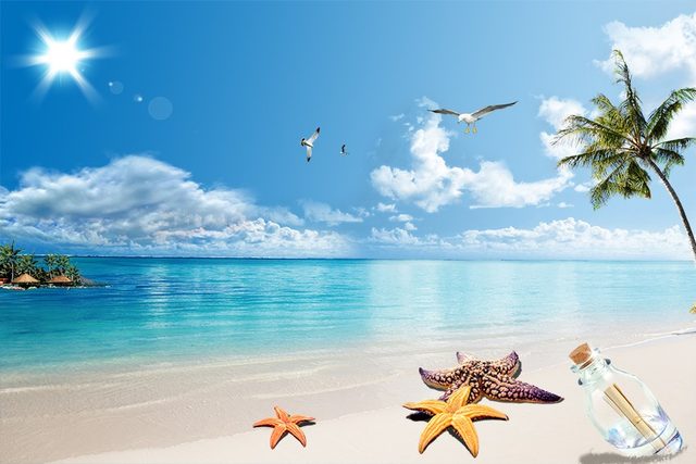 Wall Paintings Of Sea Scenery