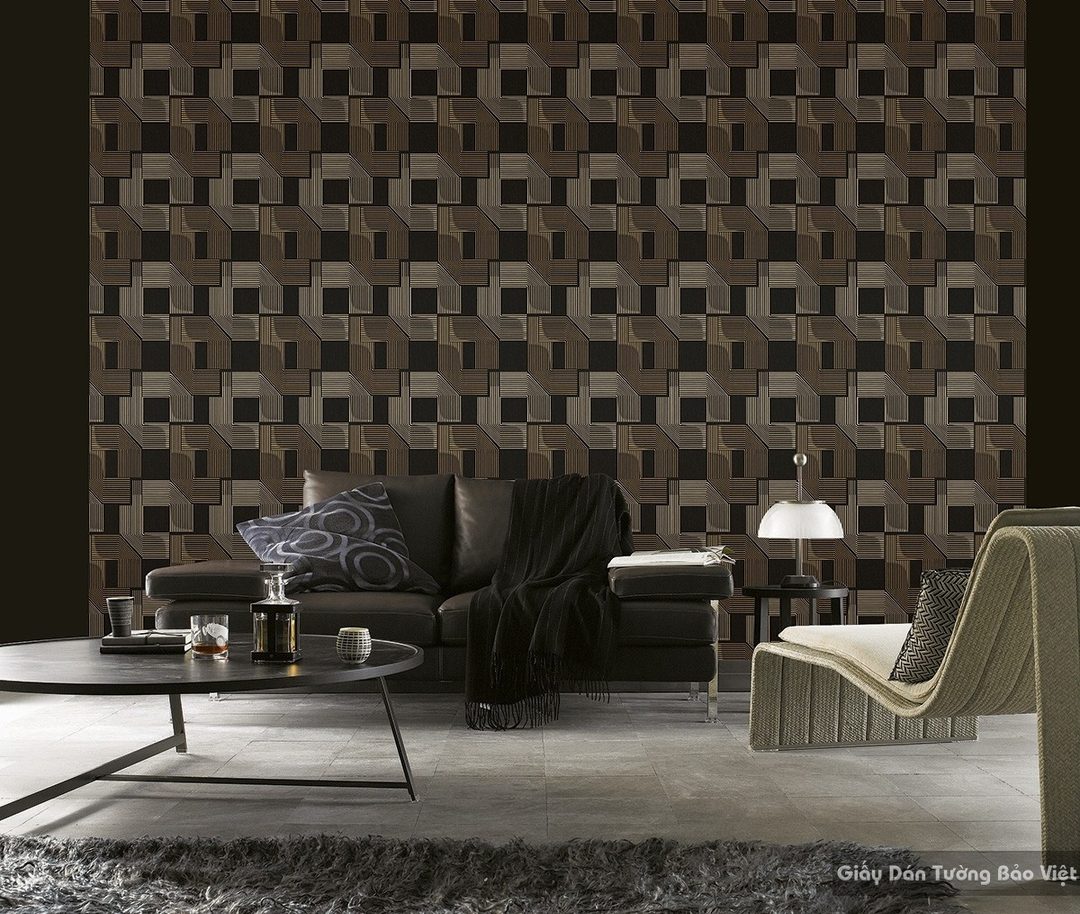 Korean Luxury Living Room Wallpaper 77175-3