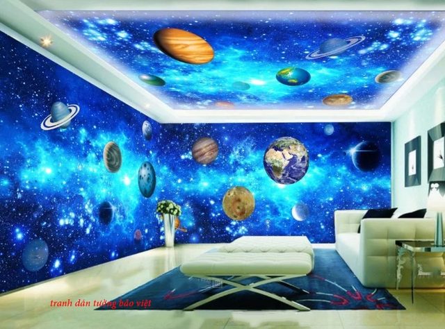 Giấy dán tường galaxy toàn cảnh panorama