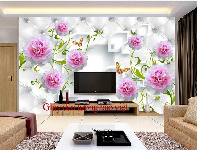 Giấy dán tường phòng ngủ 3D-044