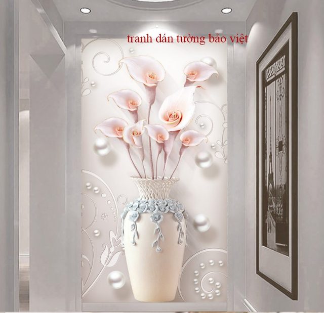 Tranh dán tường 3D giả ngọc K16650530