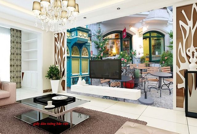 Wallpaper living room Fm303