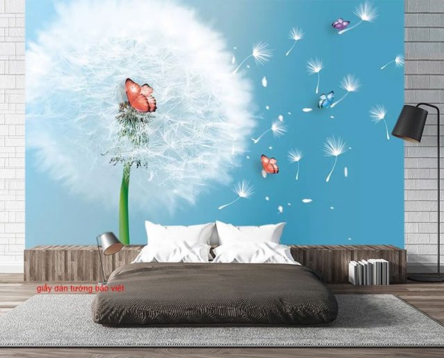 Beautiful bedroom wallpaper D042