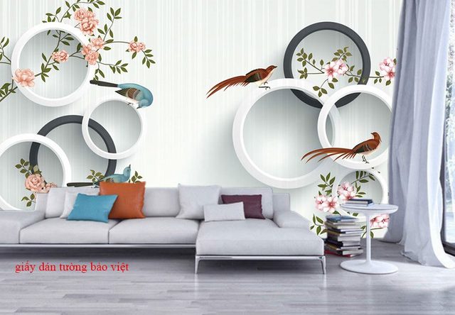 Những mẫu giấy dán tường 3D được ưa chuộng