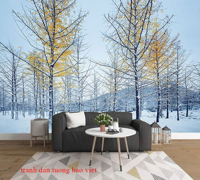 Giấy dán tường phòng khách tr349