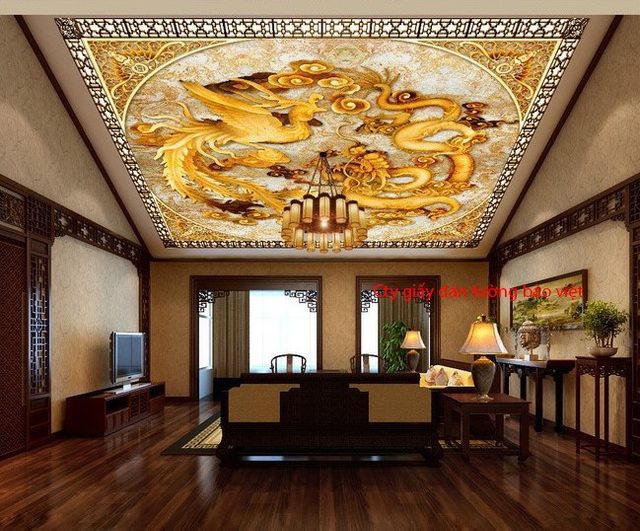 Tranh dán sàn và trần 3D